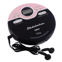 Reprodutor de CD/MP3 Studebaker SB3703PBB com rádio FM rosa e preto Reprodutor de CD/MP3 Studebaker SB3703PBB com rádio FM rosa e preto