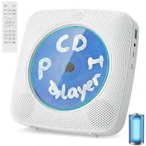 Reprodutor de CD Portátil Gueray com Bluetooth e Bateria de 1800 mAh