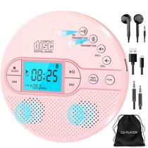 Reprodutor de CD Sunoony Rosa com Bluetooth e Transmissor FM Reprodutor de CD Sunoony Rosa com Bluetooth e Transmissor FM