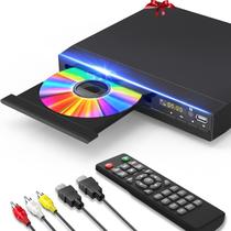 Reprodutor de DVD GOKUID HDMI Region Free 1080P, ampliação de escala com USB