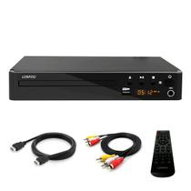 Reprodutor de DVD HD Multirregional - Saída HDMI e AV, Entrada USB 2.0 e Microfone