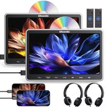 Reprodutor de DVD para carro GOnavidio 10,1" com duas telas e entrada HDMI Reprodutor de DVD para carro GOnavidio 10,1" com duas telas e entrada HDMI