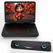 Reprodutor de DVD portátil Magofly 12,5" com soundbar e tela HD de 10,5"