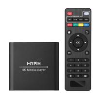 Reprodutor de Mídia 4K MYPIN com Controle Remoto - HDMI/AV/Saída Óptica
