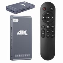 Reprodutor de mídia fnetic 4K@60Hz com gabinete para HDD USB Tipo-C Reprodutor de mídia fnetic 4K@60Hz com gabinete para HDD USB Tipo-C