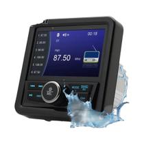 Reprodutor De Mídia Marinho Bluetooth MP3 MP5 À Prova d'Água Com AUX USB AM FM RDS Para Iate ATV