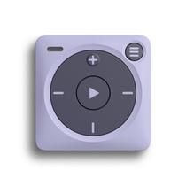 Reprodutor de música Mighty 3 Edição 2026 Bluetooth com fio 1000+