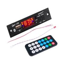 Reprodutor MP3 Bluetooth 12V Com Tela Colorida, Módulo USB TF E Rádio FM Para Áudio Automotivo