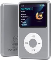 Reprodutor MP3 innioasis Y1 Bluetooth, bateria de 25 h, prata