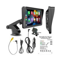 Reprodutor Multimídia Para Carro De 7 Polegadas Com Carplay Sem Fio, Android Auto, Tela Sensível Ao
