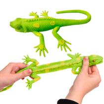 Répteis Brinquedo Lagarto Fofo Anti Stress Sensorial Areia DMT5992 - Dm Toys