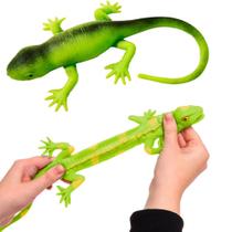 Répteis Brinquedo Lagarto Fofo Anti Stress Sensorial Areia DMT5992 - Dm Toys