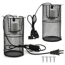Reptile Heat Lamp Guard kathson para Snake Lizard Turtle