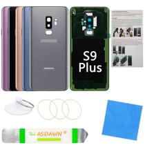 Repuesto de cubierta trasera de vidrio para Galaxy S9+ Gris Titanio Repuesto de cubierta trasera de vidrio para Galaxy S9+ Gris Titanio