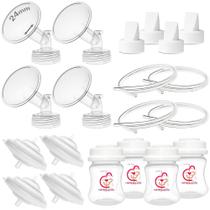 Repuestos para extractor de leche NENESUPPLY compatible con Spectra S2 S1 24mm 4 juegos