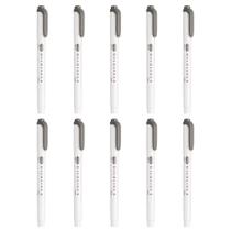 Resaltador Zebra B-WKT7-MDGR Mildliner, Gris, Paquete de 10 Resaltador Zebra B-WKT7-MDGR Mildliner, Gris, Paquete de 10