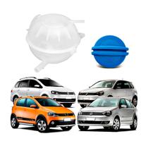 Reservatório Agua Radiador Fox Crossfox Polo 2 Bicos Sem Sensor C Tampa