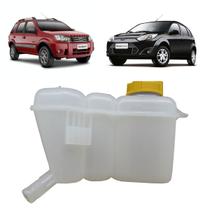 Reservatorio De Agua Do Radiador (2 Saidas ) ( Com Tampa ) - (fiesta Rocam 2002 A 2014 Segunda Geracao ) (ecosport 2003 A 2012)- Paralela - Codigo Sku