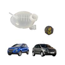 Reservatório de água do radiador com tampa do ford ka 1.5 e ecosport 1.5.