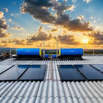 Reservatório Térmico Boiler Solar 400L Baixa Pressão Aço Inox 304 680mm