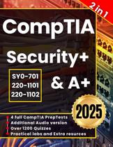 Reserve o guia de certificação CompTIA Security+ e A+ com exercícios