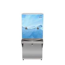 Resfriador bebedouro de agua industrial de coluna 50l frisbel 2 torneiras