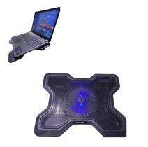 Resfriador Cooler com Led Azul Suporte Base para notebook de até 15.6 Polegadas