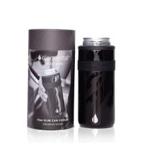 Resfriador de latas Elemental Isolated Slim Can Cooler 360 ml de obsidiana