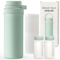 Resfriador de leite materno XAPROO 650 ml portátil, livre de BPA, resfriamento por 24 h Resfriador de leite materno XAPROO 650 ml portátil, livre de BPA, resfriamento por 24 h