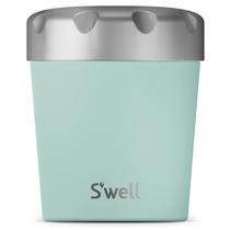 Resfriador de sorvete S'well em aço inoxidável 473ml Mint 4h Frozen Resfriador de sorvete S'well em aço inoxidável 473ml Mint 4h Frozen