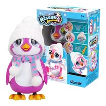 Resgate O Pinguim Boneco Interativo Com Sons E Emoções Rosa