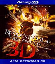 Resident Evil 4: Recomeço - Blu-Ray 3D Alta Definição Sony