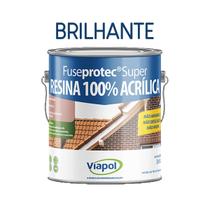 Resina 100% Acrílica Fuseprotec Não Impregna Sujeira 3,6l Brilhante, Fosco e acetinado resistente à água