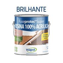 Resina 100% Acrílica Fuseprotec Não Impregna Sujeira 3,6l Brilhante, Fosco e acetinado resistente à água