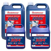 Resina 2001 Epoxi Transparente Com Endurecedor 3154 (15 Kg) Resina 2001 Epoxi Transparente Com Endurecedor 3154 (15 Kg)
