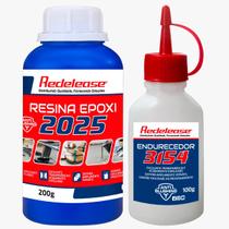 Resina 2025 Epoxi Transparente de Média Viscosidade Com Endurecedor 3154 (0,300 Kg)