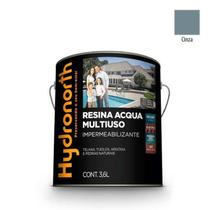 Resina Acqua Color Cinza 3,6 Litros - Multiuso - Hydronorth Resina Acqua Color Cinza 3,6 Litros - Multiuso - Hydronorth