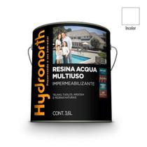 Resina Acqua Multiuso Incolor 3,6 Litros - Uso Geral - Hydronorth Resina Acqua Multiuso Incolor 3,6 Litros - Uso Geral - Hydronorth