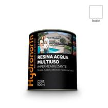 Resina Acqua Multiuso Incolor Fosca - 900ml - Hydronorth Resina Acqua Multiuso Incolor Fosca - 900ml - Hydronorth