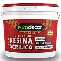 Resina Acrilica 3,6 Litros Brilhante Incolor - 02.01.01.0002 - EURODECOR Resina Acrilica 3,6 Litros Brilhante Incolor - 02.01.01.0002 - EURODECOR