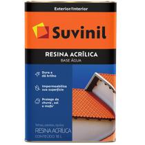 Resina Acrílica a Base D' Água 18 Litros Incolor - 50219367 - SUVINIL Resina Acrílica a Base D' Água 18 Litros Incolor - 50219367 - SUVINIL