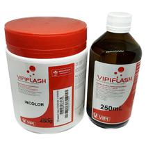 Resina Acrílica Auto Kit pó 450g INCOLOR + Líquido 120ml - Vipi Flash Resina Acrílica Auto Kit pó 450g INCOLOR + Líquido 120ml - Vipi Flash