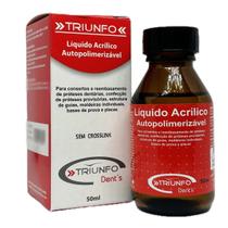 Resina Acrílica Auto Líquido 50ml Reparos Consertos Triunfo