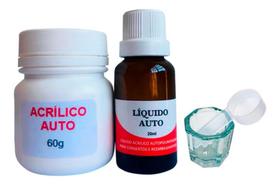 Resina Acrílica Autopolimerizavel 60gr + 20ml - UDB ODONTO