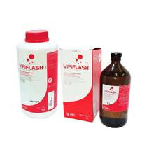Resina Acrílica Autopolimerizável Vipi Flash - KIT - 1L + 1KGg - resina de rápida
