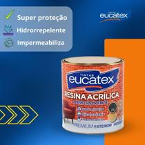 Resina Acrílica B.S Eucatex Incolor 900 ml Resina Acrílica B.S Eucatex Incolor 900 ml