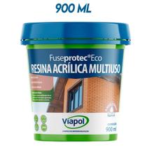 Resina Acrílica Base Agua Incolor Premium Fuseprotec 900ml e 3,6l Viapol