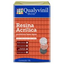 Resina Acrílica Base Água Qualyvinil 18.L Incolor