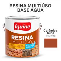 Resina Acrílica Brilhante Multiuso 3,6lt Impermeabilizante Protege Premium Telhado Parede Tijolo