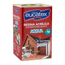 Resina acrilica eucatex incolor base agua 18l.